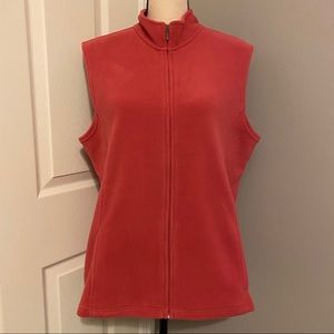 L.L. BEAN Zip-Front Fleece Vest Jacket
